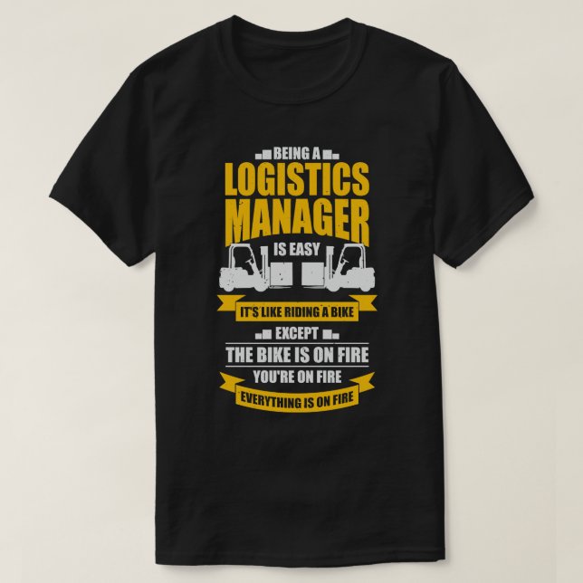 Mogft för Lagerhus-hanteraren för Ljuny T Shirt (Design framsida)