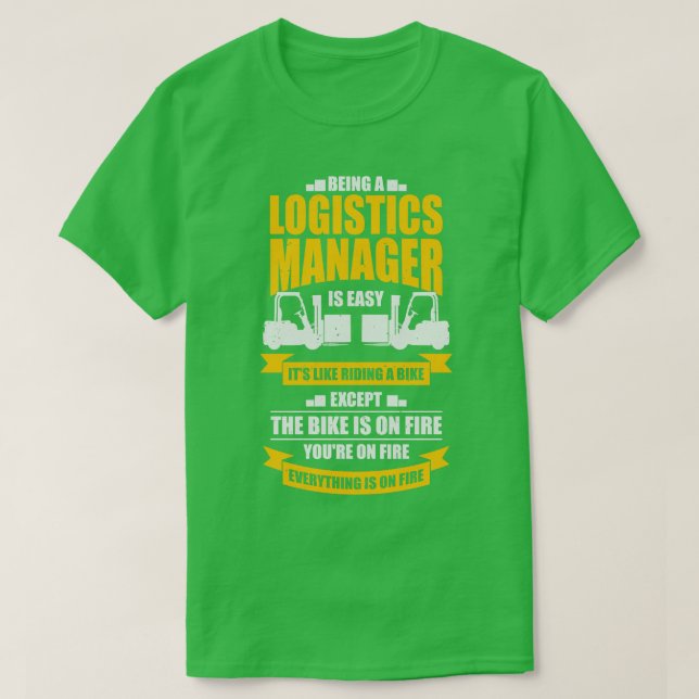 Mogft för Lagerhus-hanteraren för Ljuny T Shirt (Design framsida)