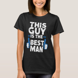 Moghetens bästa tillbehör Man fest Bröllop Celebra T Shirt