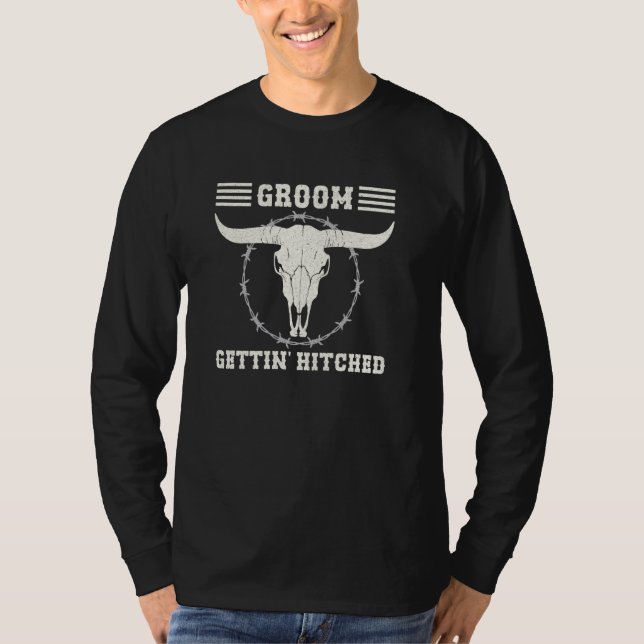 Moghetens Svägerska Bröllop Country Western T Shirt (Framsida)