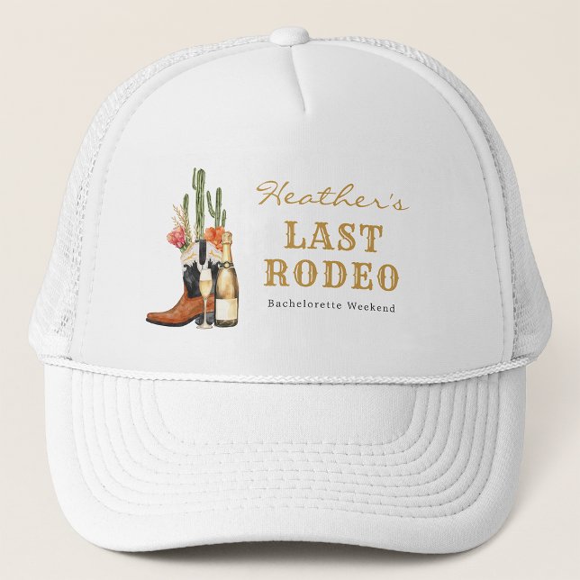 Moghetjejden Keps (Bachelorette Last Rodeo Trucker Hat by Painted Paperie
)