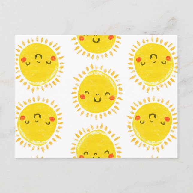 Moghrey mie ghrian (Sunshine) Vykort (Framsida)