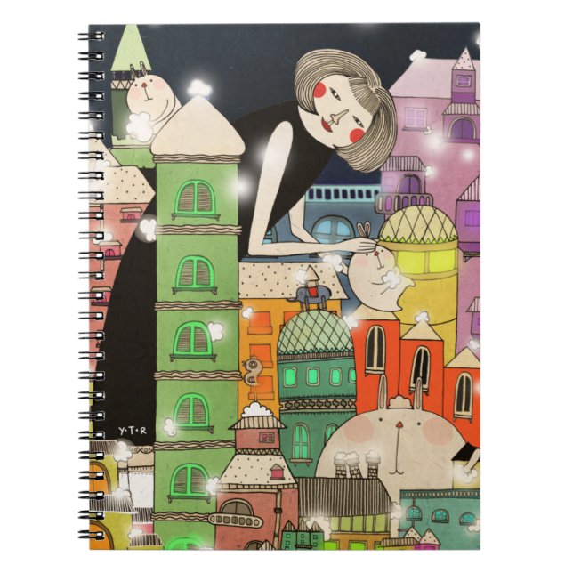 Möglig stad 2013 anteckningsbok med spiral (Framsidan)