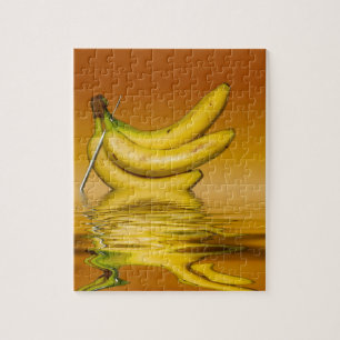 Mogna gula bananer pussel