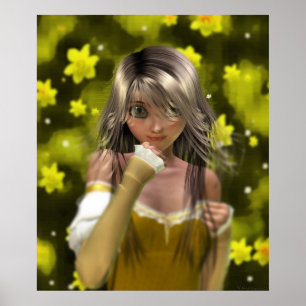 Mogna gult poster