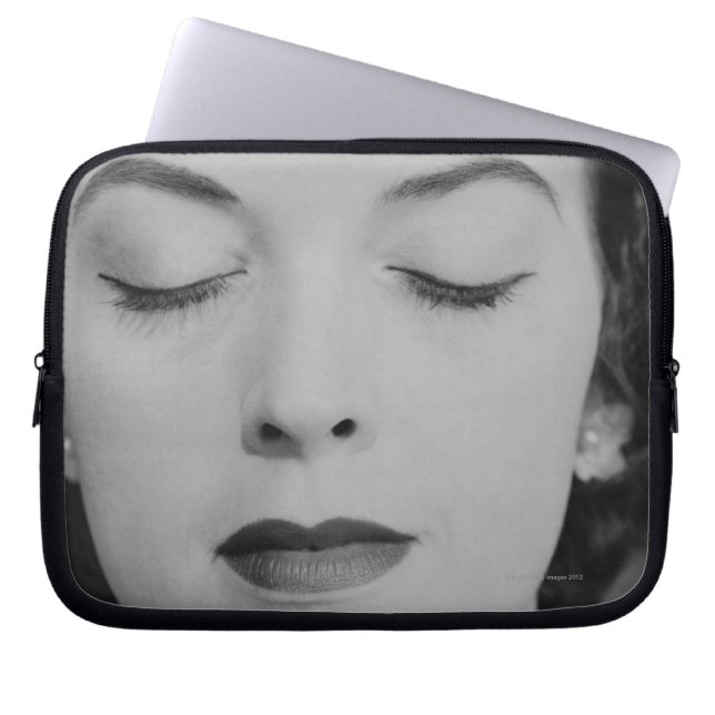 Mogna kvinna 2 laptop fodral (Framsidan)