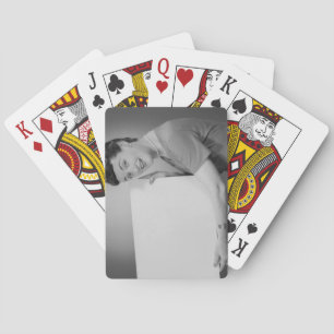 Mogna kvinnan spel kort