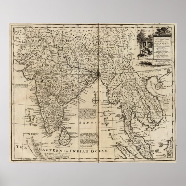 Mogul Empire, Indien Poster (Framsidan)