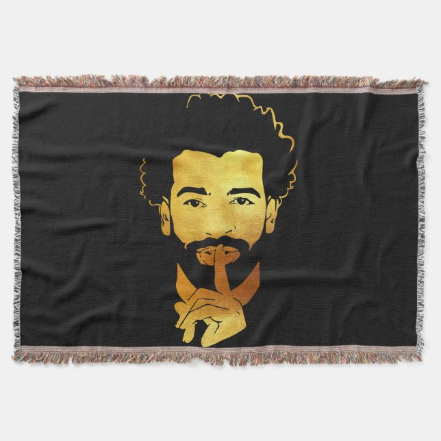 Mohamed Salah, den egyptiske kungens fotboll Filt (Framsidan)
