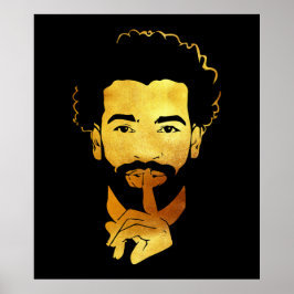 Mohamed Salah, den egyptiske kungens fotboll Poster