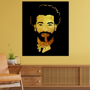 Mohamed Salah, den egyptiske kungens fotboll Poster