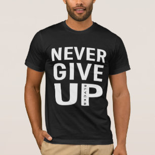 Mohamed Salah ger aldrig upp T-tröja T Shirt