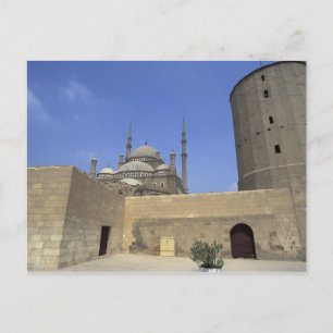 Mohammed Ali Mosque vid Citadel of Cairo Vykort