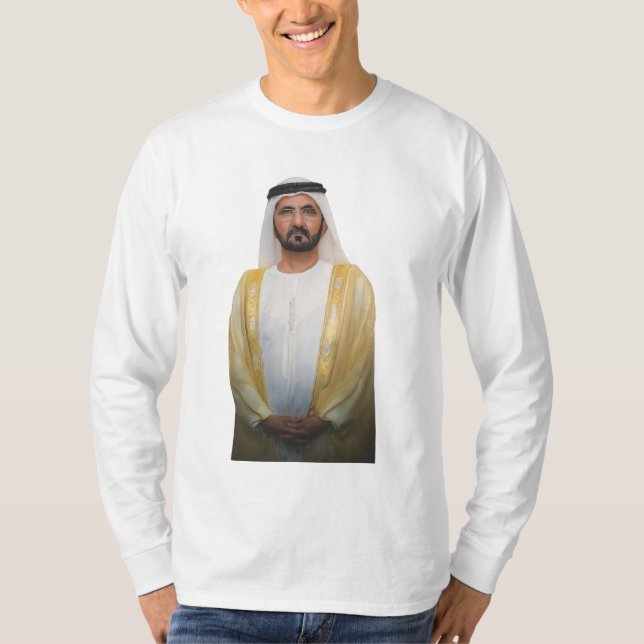 Mohammed tunna Rashid Al Maktoum T Shirt (Framsida)