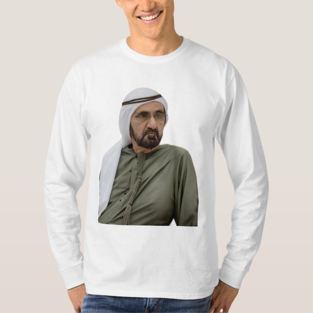 Mohammed tunna Rashid Al Maktoum T Shirt (Framsida)