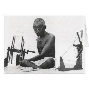 Mohandas Karamchand Gandhi Hälsningskort