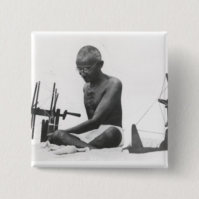 Mohandas Karamchand Gandhi Knapp (Framsida)