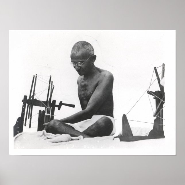 Mohandas Karamchand Gandhi Poster (Framsidan)