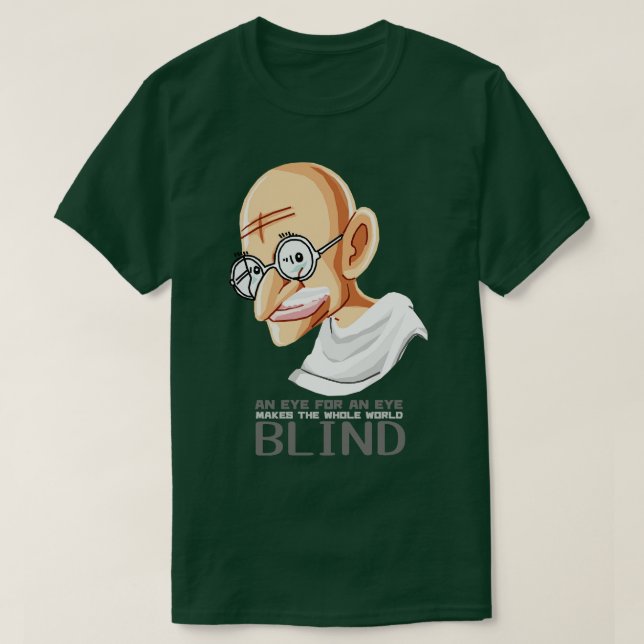 Mohandas Karamchand Gandhi T Shirt (Design framsida)