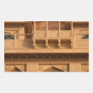 Mohatta Palace Museum: Ikondesign Rektangulärt Klistermärke