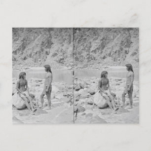 Mohave braves in stereo 3D Vykort