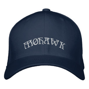 Mohawk Embroized Baseball Cap Mohawk Nation Cap Broderad Keps