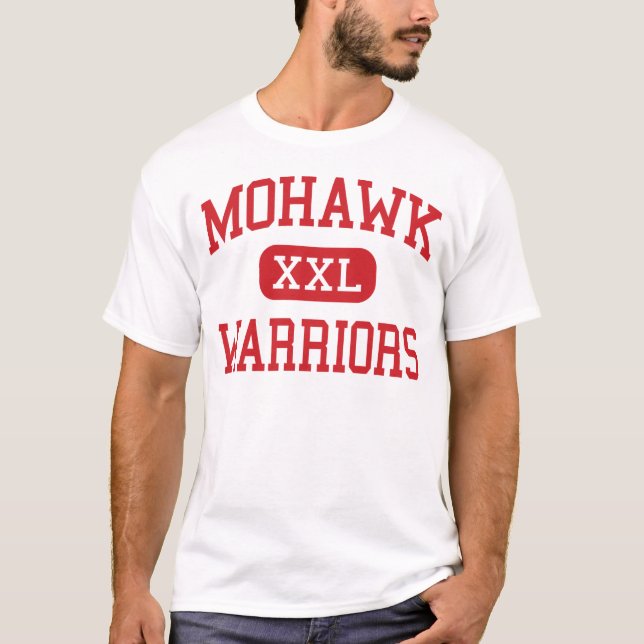 Mohawk - krigare - högstadium - Sycamore Ohio T-shirt (Framsida)