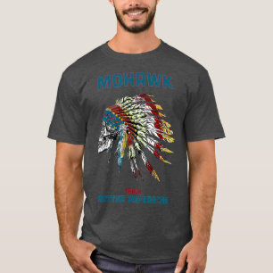 Mohawk Native Indian Retro Vintage T Shirt