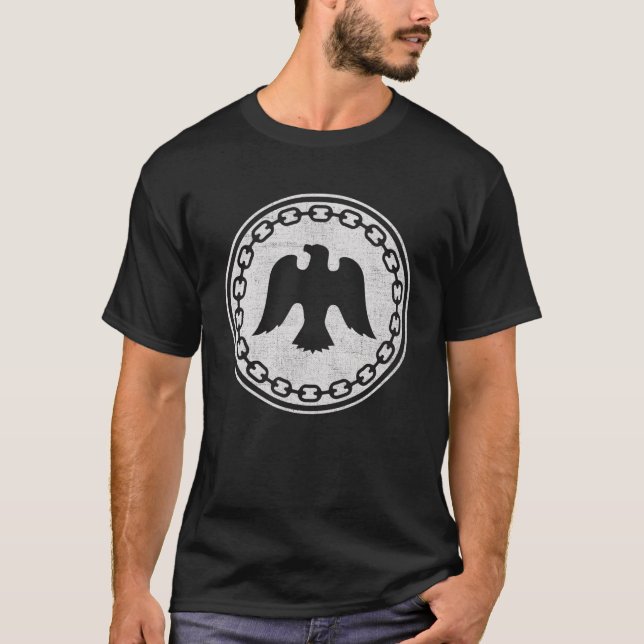 Mohawk Peace KahnaVakHaudenosaunee T Shirt (Framsida)