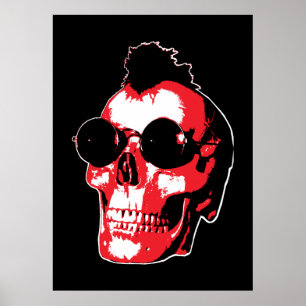 Mohawk Skull - Sten’n’Roll Poster