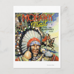 Mohawk Trail, Mohawk Indians vy Vykort