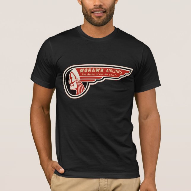 MOHAWKAIRLINES. T-SHIRT (Framsida)