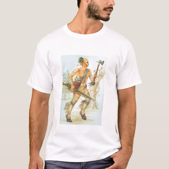 Mohawkkrigare T-shirt (Framsida)