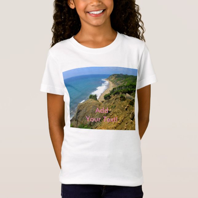 Mohegan Bluffs Block Island 2 T-shirt (Framsida)