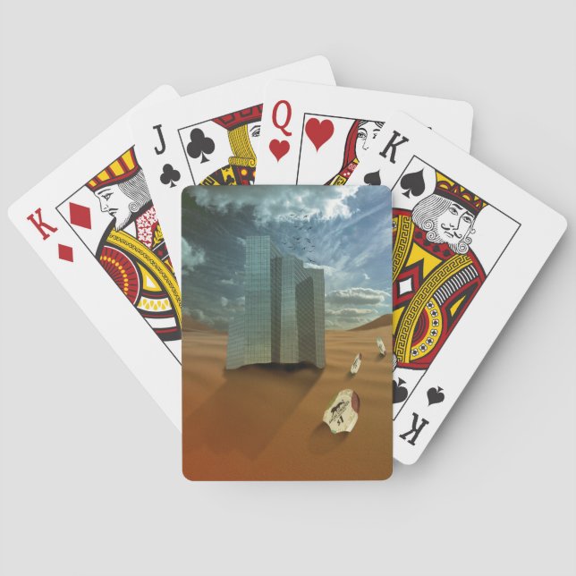 Mohegan och Foxwoods som leker kort Spel Kort (Baksidan)