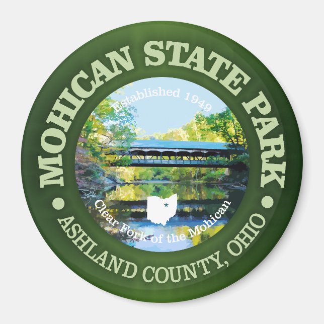 Mohican State Park Magnet (Framsidan)