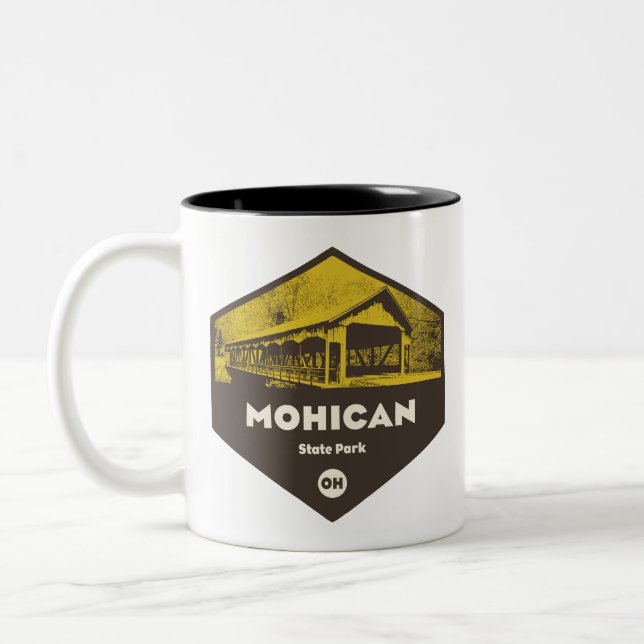 Mohican State Park Ohio Två-Tonad Mugg (Vänster)