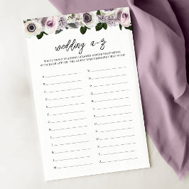 Möhippa A-Z-spel för moody Anemone Lila Blommigt