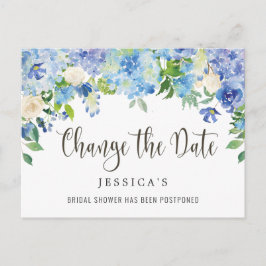 Möhippa Ändra datumblå Hydrangeas Vykort