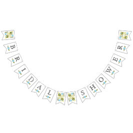 Möhippa aqua, gula blommor bröllop blommigten vimplar