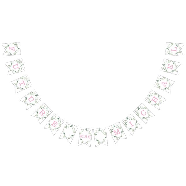 Möhippa av Anpassningsbarna Eucalyptus Greenery Vimplar (Alla)