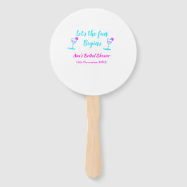 Möhippa av blått rosa av vinglas låt oss roligt