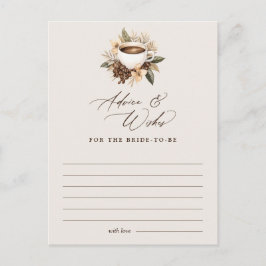 Möhippa av Blommigt för av kaffe och Önskemål Vykort