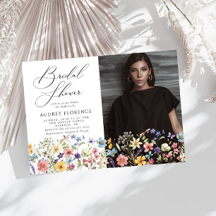 Möhippa av Blommigten Modern Wildblomma Inbjudningar