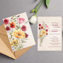 Möhippa av boho wildblomma