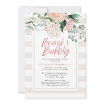 Möhippa av Brunch och Bubble Rosa Blommigt