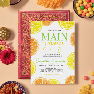 Möhippa av Citrus Lemon Orange för huvudmakra Inbjudningar