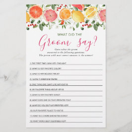 Möhippa av Citrus Slice- för Bright Blommigt