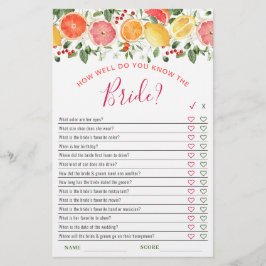 Möhippa av Citrus Slice- för Bright Blommigt