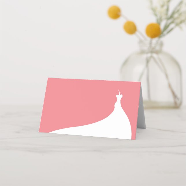 Möhippa av elegant Placera kortkorg Placeringskort (Framsida)